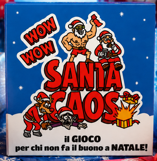La scatola di Wow Wow Santa Caos tra i regali di Natale