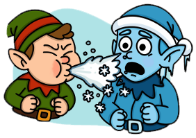 Il poliziotto congelato e Babbo Natale col caffè