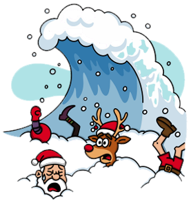L'elfo che starnutisce neve